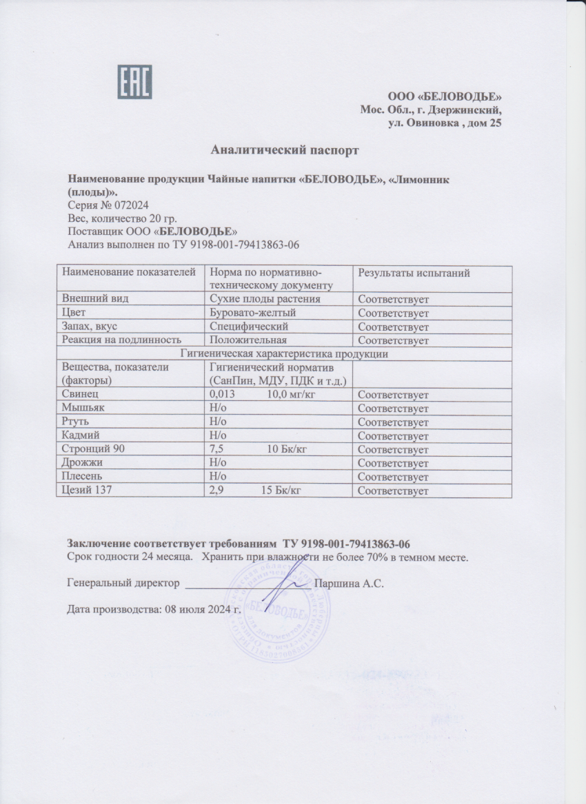 Паспорт №072024